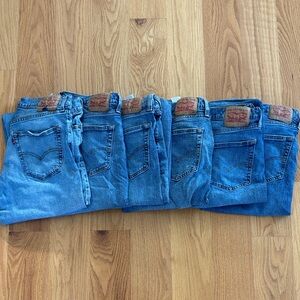 Levi's 541 33x34 LOT OF 6 PAIRS